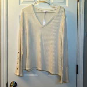NWT Charming Charlie White Top